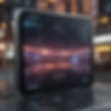 Futuristic Interface Experience Abstract futuristic digital interface design