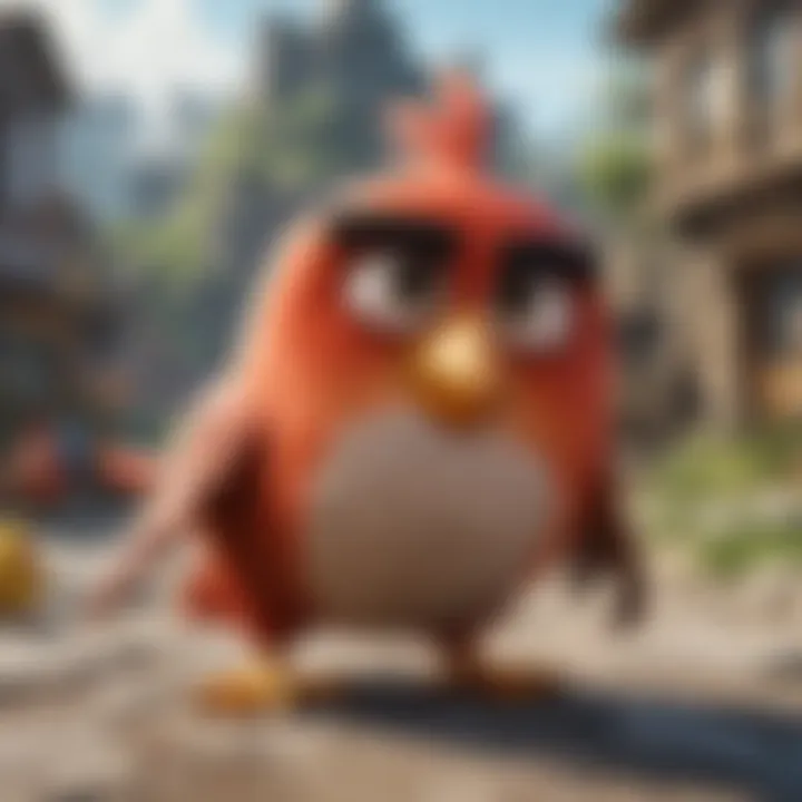 Community engagement through fan art and events related to Angry Birds