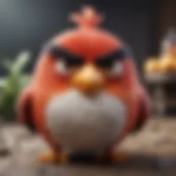 Iconic Angry Birds characters displayed in an engaging art style