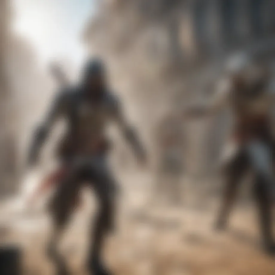 Dynamic gameplay scene from Assassin's Creed on Switch