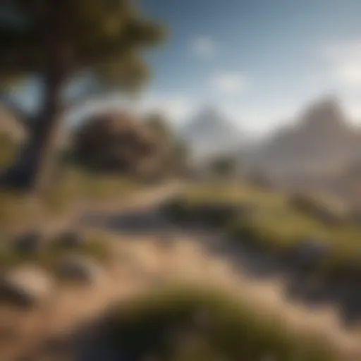 A stunning landscape of Black Desert Mobile showcasing its immersive environment.