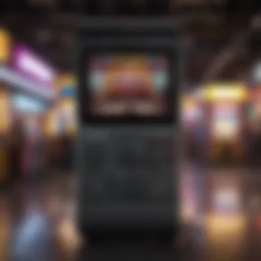 Arcade Fun on Flip Phones Classic arcade game on a flip phone screen