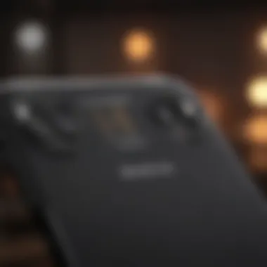 High-Performance Gaming Phone A high-performance gaming phone showcasing its sleek design and advanced cooling system