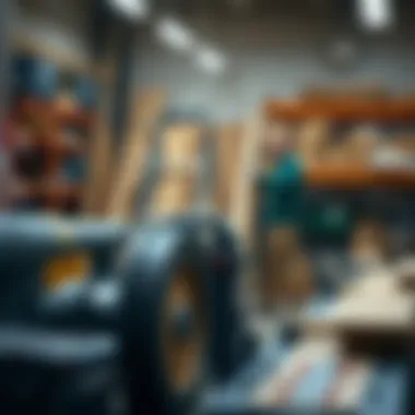 Local business utilizing woodworking machinery for production