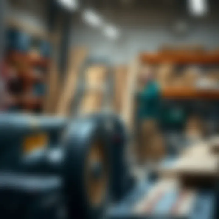 Local business utilizing woodworking machinery for production