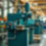 High-quality woodworking machinery displayed at a Dubai supplier