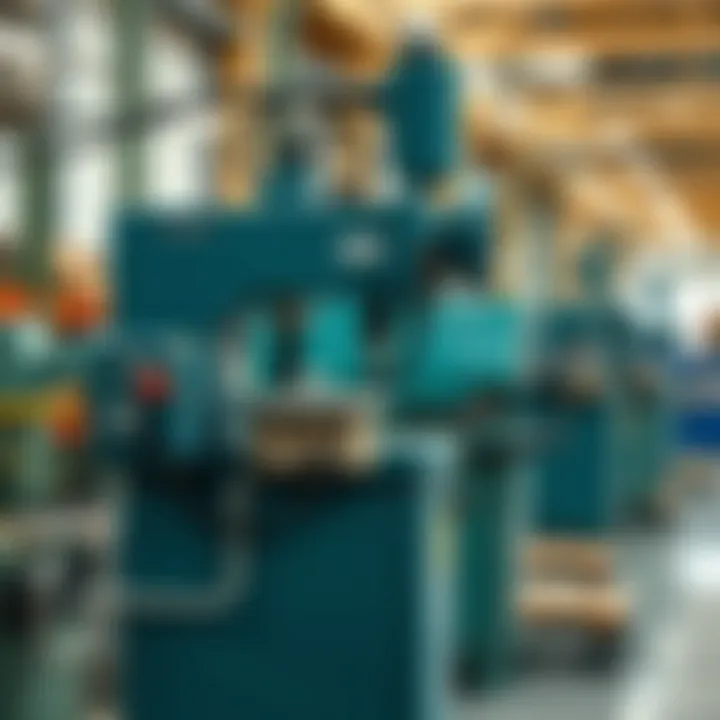 High-quality woodworking machinery displayed at a Dubai supplier