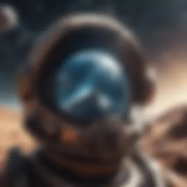 Interstellar Odyssey Surreal artwork of a cosmic journey through space