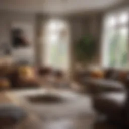 A beautifully designed living room showcasing modern decor.