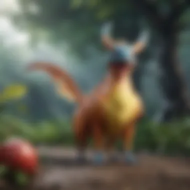 Mythical Marvels Unleashed Whimsical interpretation of a legendary Pokemon