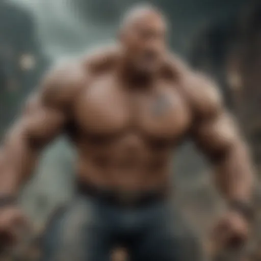 Dwayne Johnson as the Titan's Nemesis