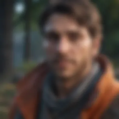 Character Immersion Experience Player character in a dynamic open-world environment