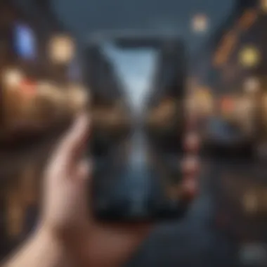 Unique Gaming Features of a Smartphone Unique gaming features displayed on a modern smartphone