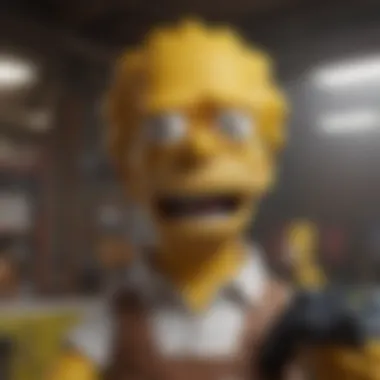 The Evolution of The Simpsons in Video Gaming Artistic representation of video game evolution