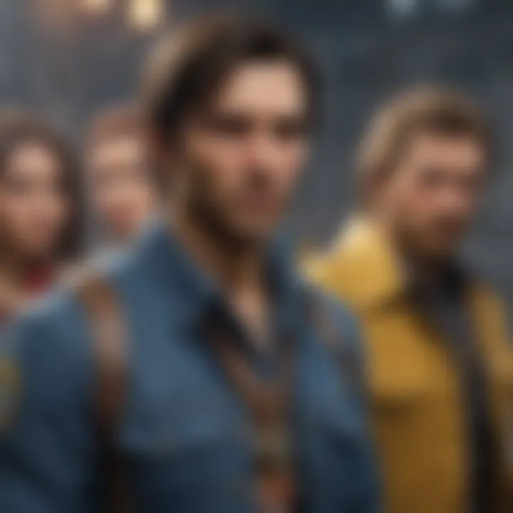 An array of characters available in Free Fire, highlighting diversity