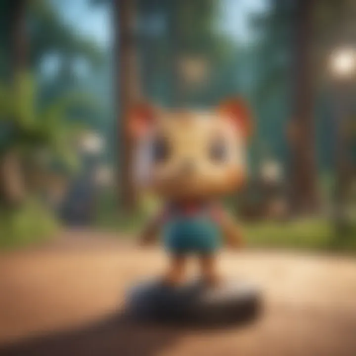 Amiibo figure showcasing exclusive content in Animal Crossing: New Horizons