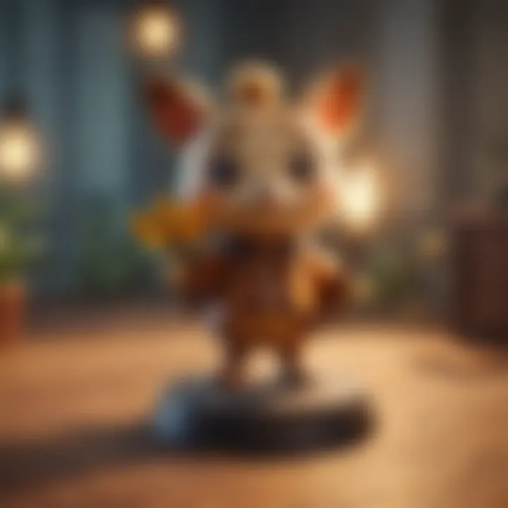 Amiibo figure summoning special character in Animal Crossing: New Horizons