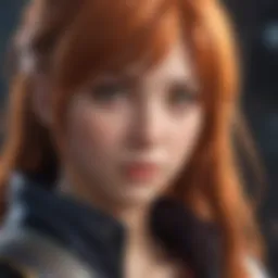 Enigmatic Anime RPG Character