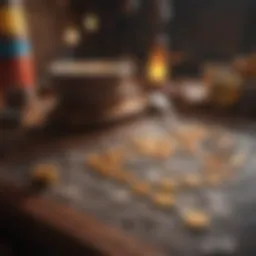 A vibrant scene showcasing the Coin Master gameplay mechanics