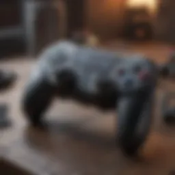 Showcasing various compatible controllers for Genshin Impact