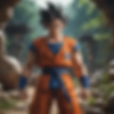 Collage of popular Dragon Ball characters featured in Android games