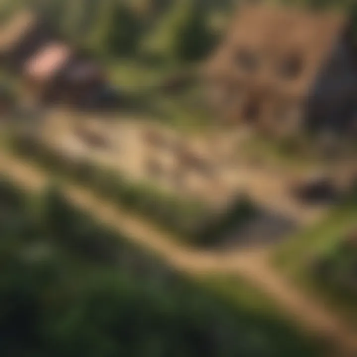 A community of users interacting within a farm-themed game setting.