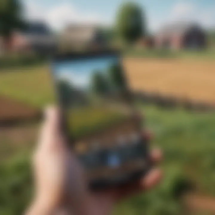 A close-up of a mobile screen displaying a farm simulation game interface.