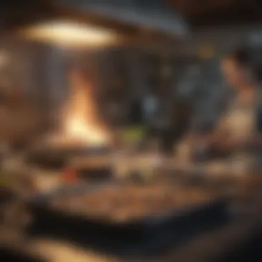 Immersive Gameplay Experience Players engaging with a cooking game interface