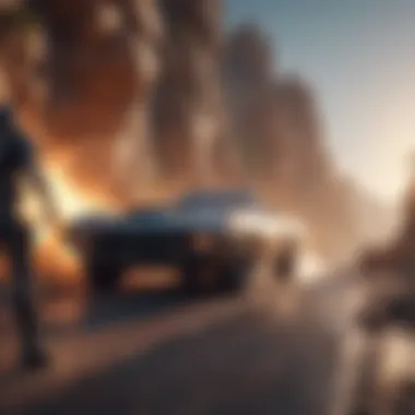 Adrenaline Odyssey Dynamic Image for Action-Packed Adventure Game App