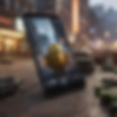 Diverse Genres of Android Games Diverse genres of Android games displayed on a smartphone