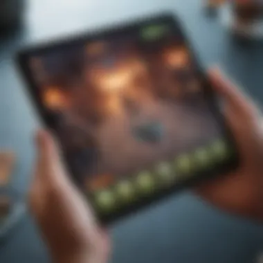 Intuitive Strategy Game Interface A user-friendly interface of a strategy game on iOS, emphasizing intuitive controls and ad-free gameplay.