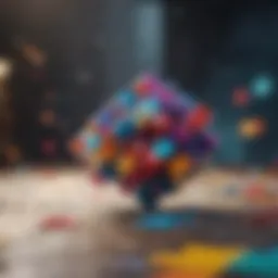 Colorful Abstract Puzzle Art