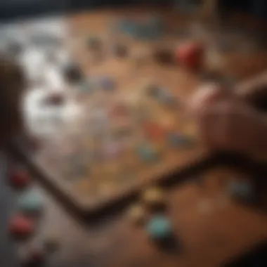 Intricate Puzzle Game Experience A captivating scene from a popular mobile puzzle game