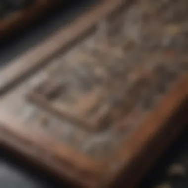 A vintage handheld puzzle game showcasing intricate designs and mechanisms.