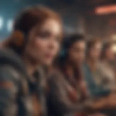 Diverse Gaming Demographics Enjoying Idle Games Diverse gaming demographics enjoying idle games