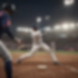 An online multiplayer baseball game showcasing action-packed gameplay