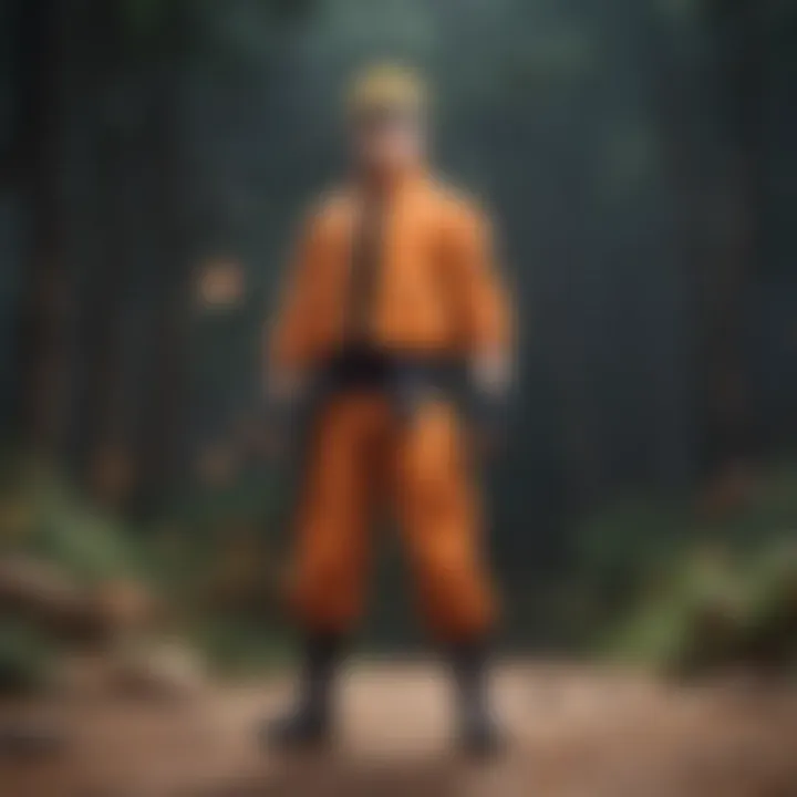 Showcase of Naruto characters in vivid graphics