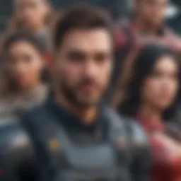 A vibrant collage of popular mobile game characters