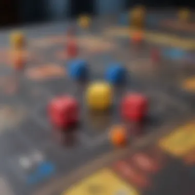 Innovative Board Game for Math Learning A vibrant board game designed for enhancing mathematical skills.
