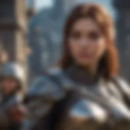 Diverse mobile RPG characters showcasing unique classes