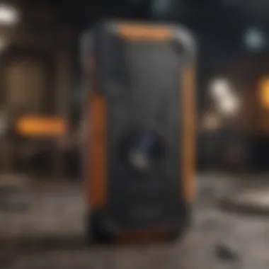 Durability and Design of Samsung's Rugged Phone Samsung rugged phone showcasing its durability and design