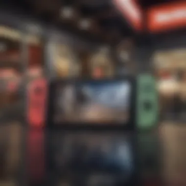 An array of Star Wars video games displayed on a Nintendo Switch storefront