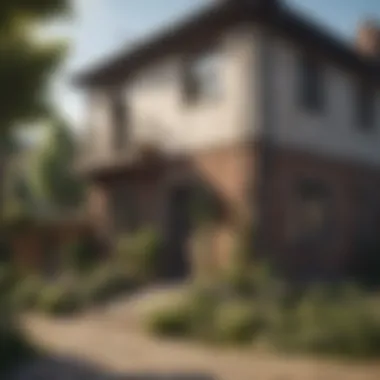 Detailed House Building Interface A gameplay screenshot displaying a detailed house building interface