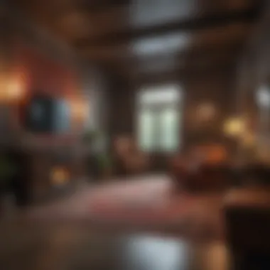 Intricate Home Design in Mobile Gaming A vibrant virtual home showcasing intricate design elements