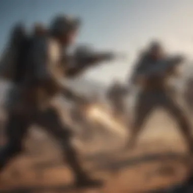 Intense Multiplayer Battlefield Strategy Battlefield strategy in a multiplayer game