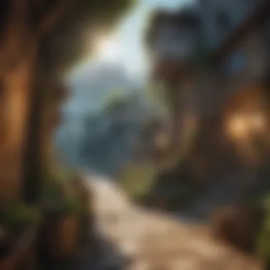 Exploring Vibrant Game Worlds A vibrant in-game world from a top-rated RPG on Android