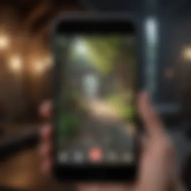 Quest Interface in RPG Adventure An immersive quest interface presenting a rich narrative in an RPG adventure.