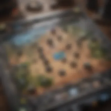 User Interface of a Top Strategy Game A user-friendly interface of a popular mobile strategy game with highlighted features.