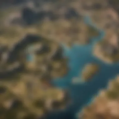 In-Game Strategic Map Overview A captivating in-game screenshot showcasing a strategy map with units and resources.
