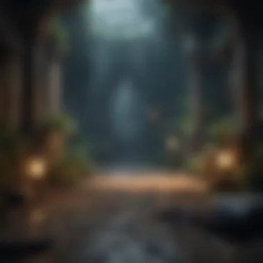 Immersive Worlds of Mystery An immersive environment depicting a classic mystery game setting
